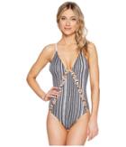 Red Carter - Tribal Beat Whip Stitching One-piece