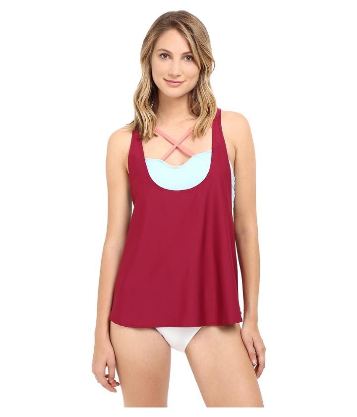 Next By Athena - Bold Blocks Multi Mantra Tankini Top