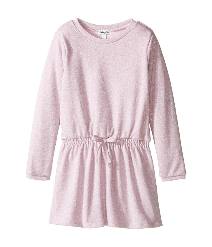Splendid Littles - Lurex Sweater Knit Dress