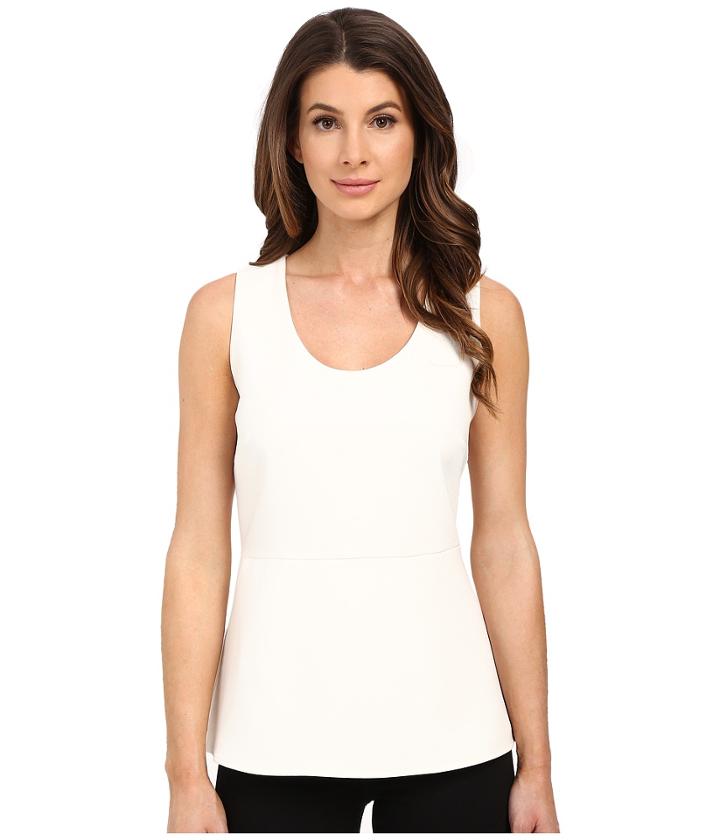 Ellen Tracy - Back Zip Peplum Shell