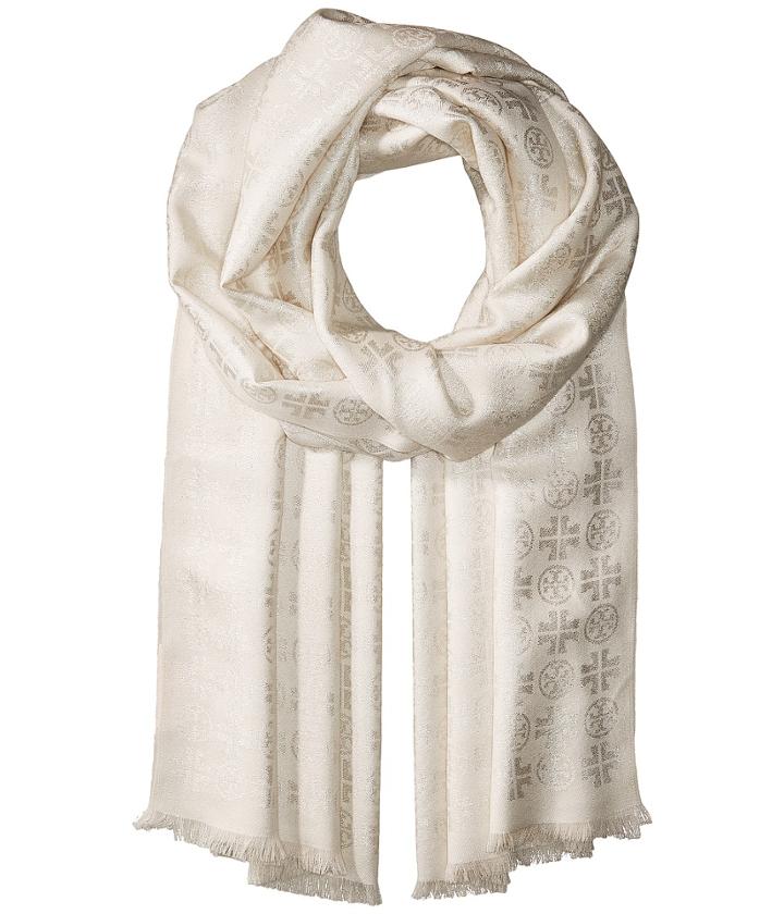 Tory Burch - Lurex Traveler Oblong Scarf