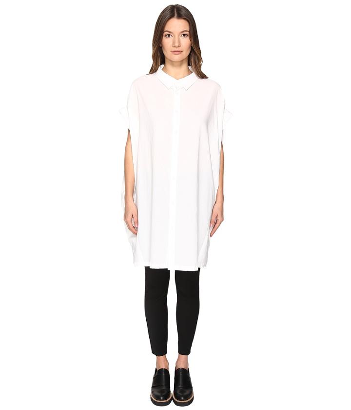 Y's By Yohji Yamamoto - A-mini Long Sleeve Button Up Collared Shirt