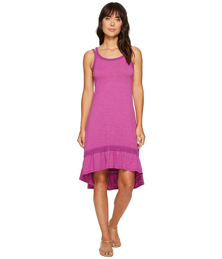Mod-o-doc - Slub Jersey Hi-low Strappy Dress