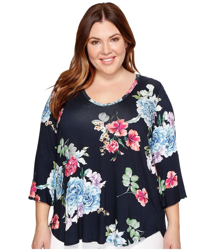 Karen Kane Plus - Plus Size Bell Sleeve Top