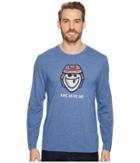 Life Is Good - Ice Day Hockey Long Sleeve Cool Tee