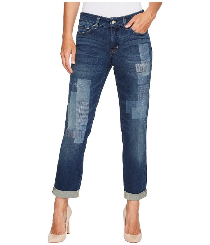 Nydj - Boyfriend Jeans W/ Laser Patch And Embroidery In Horizon