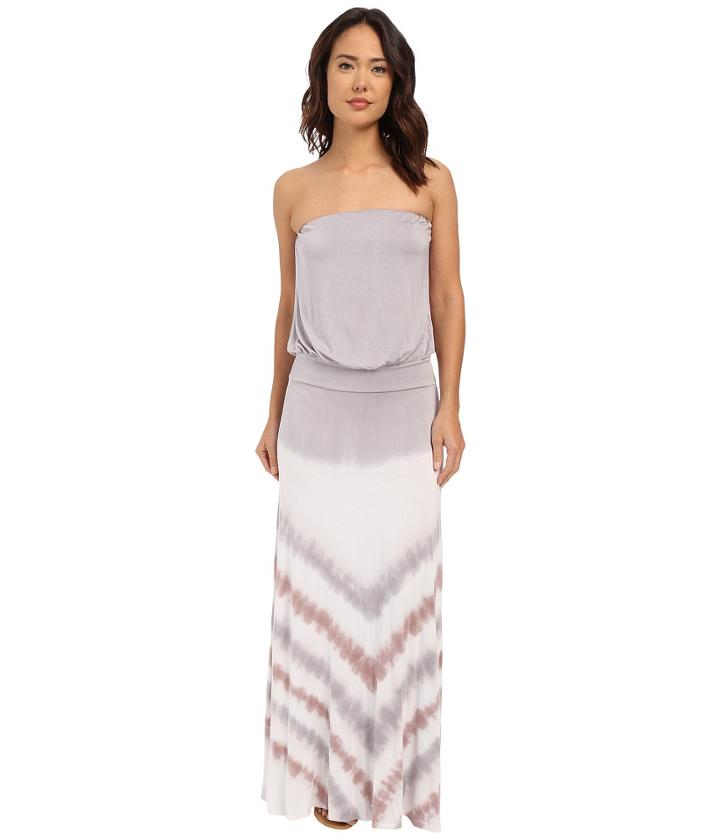 Culture Phit - Erin Strapless Tie-dye Maxi Dress