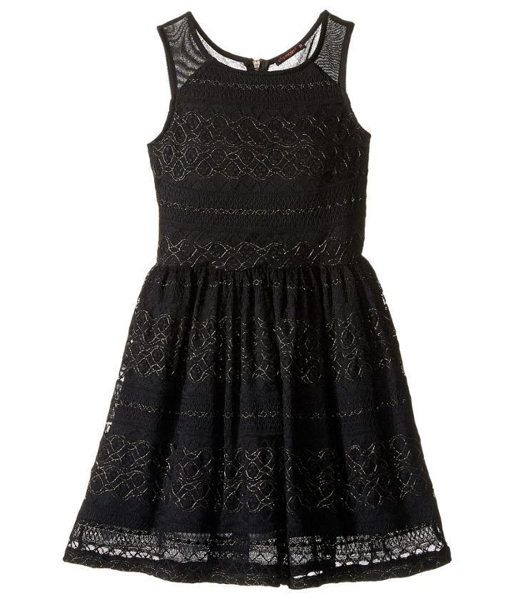 Ella Moss Girl - Isla Lace Fit And Flare Dress