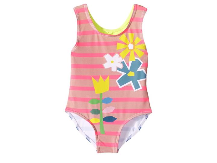 Stella Mccartney Kids - Molly Striped Floral Swimsuit