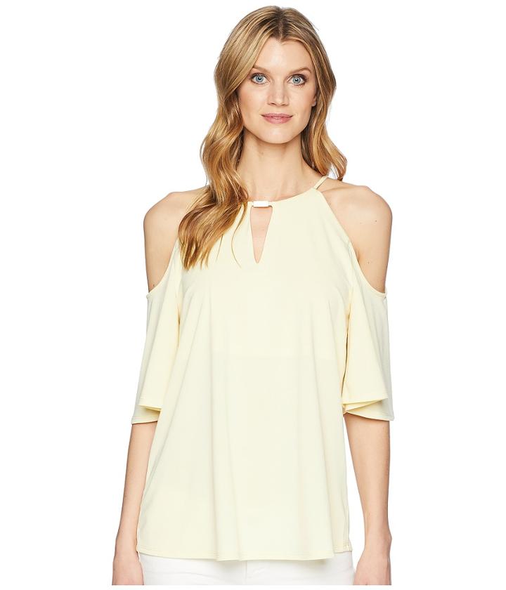 Ellen Tracy - Cold Shoulder Top