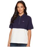 Lacoste - Short Sleeve Supple Petit Pique Color Block Polo