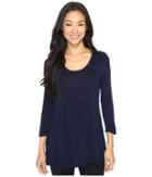 Mod-o-doc - Rayon Spandex Jersey Raw Edge Seamed Tee