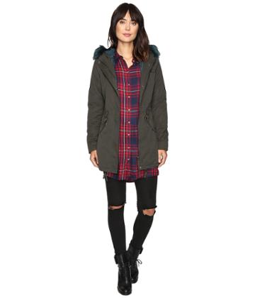 Only - Blog Contrast Fur Parka