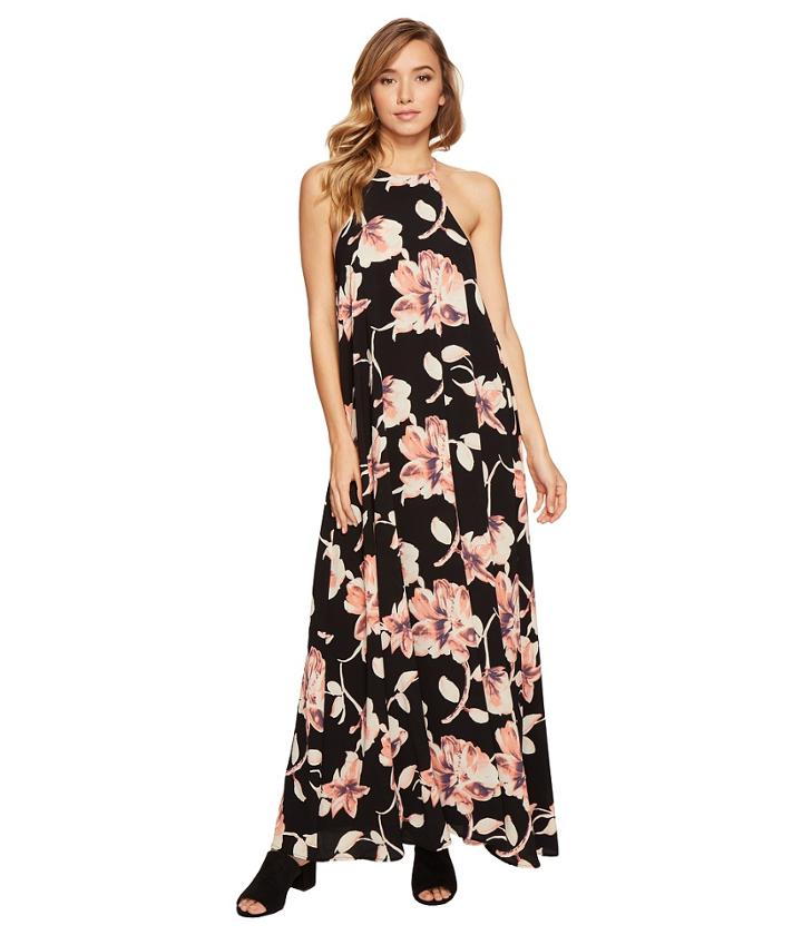 Brigitte Bailey - Capri High Neck Spaghetti Strap Maxi Dress