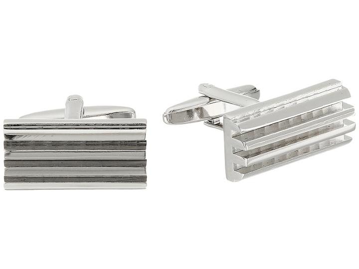 Stacy Adams - Cuff Link - Half Barrel With Grooves