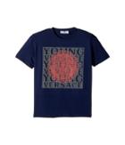 Versace Kids - Short Sleeve T-shirt W/ Medusa Logo Design On Front