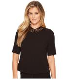 Ivanka Trump - Sequins Scuba Crepe Box Shirt