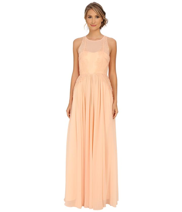 Donna Morgan - Illusion Neck With Lace Trim