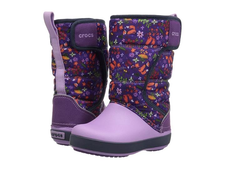 Crocs Kids - Lodge Point Graphic Snow Boot