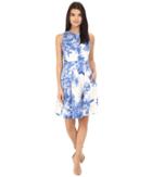 Donna Morgan - Sleeveless Cotton Printed Fit And Flare