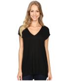Lilla P - Pima Modal Slub Short Sleeve V-neck