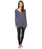 Yummie By Heather Thomson - 2x1 Rib Long Sleeve Top