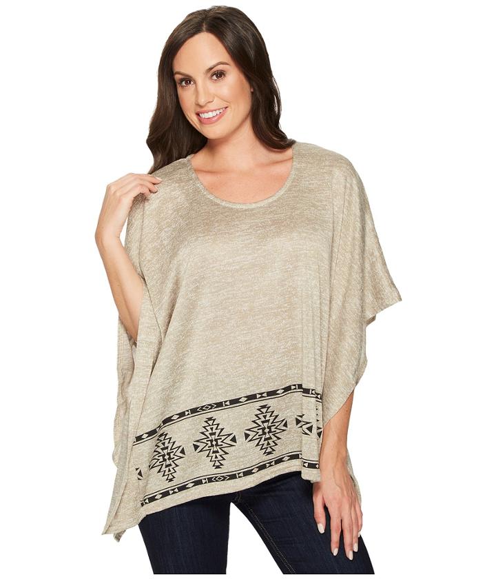 Roper - 1419 Poly Cotton Sweater Knit Poncho
