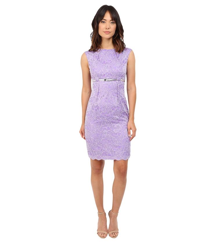 Calvin Klein - Lace Belted Sheath Cd5lybd6