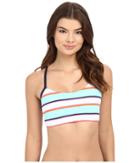 Tommy Bahama - Rugby Crop Cup Bra Top With Cross Back