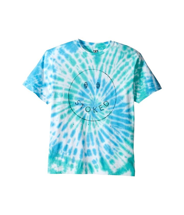 Vissla Kids - Stoked Tie-dye 30 Singles Short Sleeve Tee