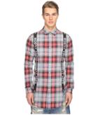 Mostly Heard Rarely Seen - Suspender Runner Plaid Shirt