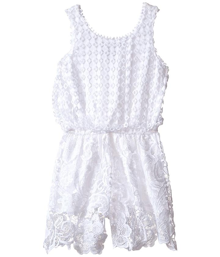 Ella Moss Girl - Alma Crochet Lace Romper