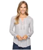 Lucky Brand - Drop Needle Knit Top