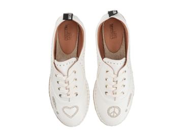 Love Moschino - Faux Leather Espadrille W/ Gold Details