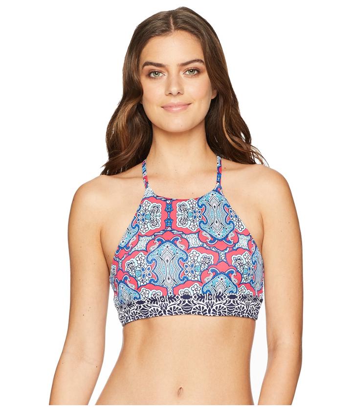 Tommy Bahama - Riviera Tile Reversible High Neck Halter