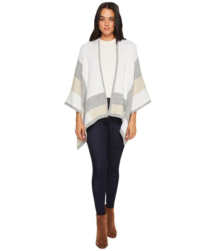 Vince Camuto - Color Block Knit Shorty Ruana