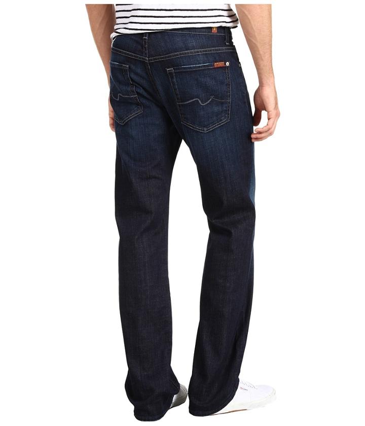 7 For All Mankind - Austyn Relaxed Straight Leg In Los Angeles Dark