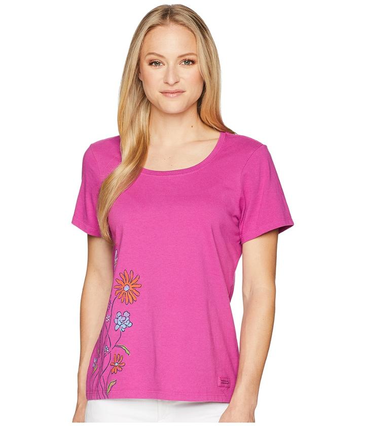 Life Is Good - Keep It Wildflowers Crusher Scoop Tee