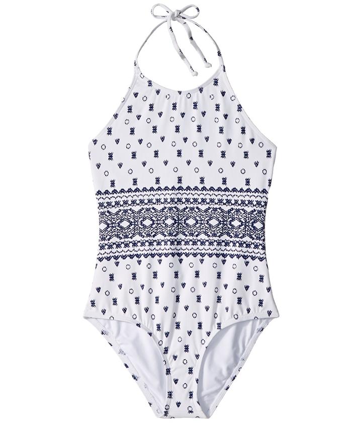 Splendid Littles - Boarder Stripe High Neck One-piece