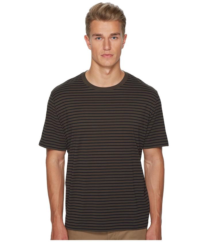Vince - Narrow Stripe Short Sleeve Crew