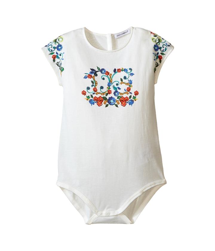 Dolce &amp; Gabbana Kids - Escape Maiolica Logo One-piece