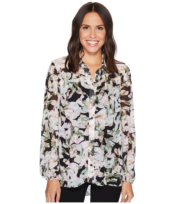 Ellen Tracy - Shirred Yoke Shirt