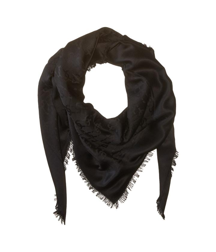 Marc Jacobs - Solid Monogram Logo Shawl