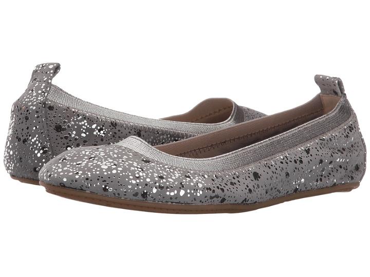 Yosi Samra Kids - Sammie Paint Dripped Leather Flat
