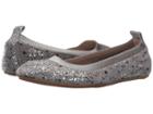 Yosi Samra Kids - Sammie Paint Dripped Leather Flat