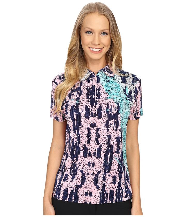 Jamie Sadock - Morning Star Print Crunchy Short Sleeve Top
