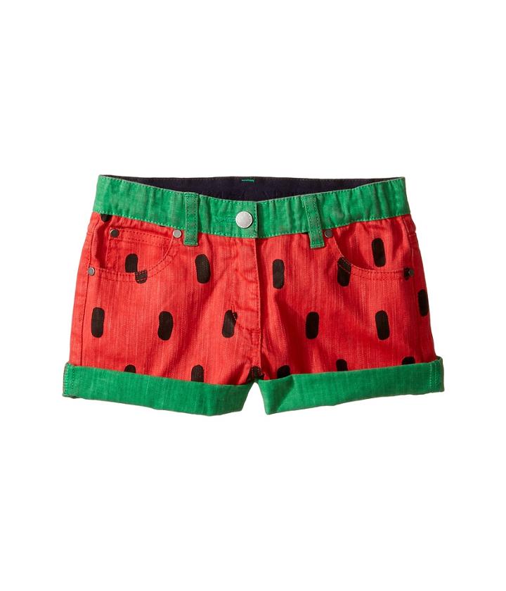 Stella Mccartney Kids - Hula Watermelon Denim Shorts