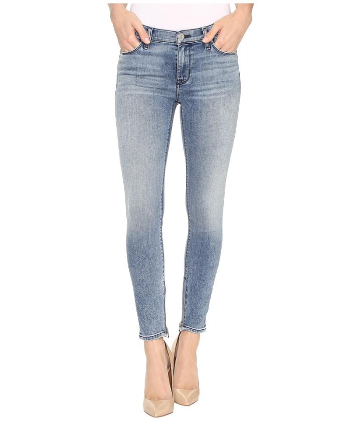 Hudson - Nico Mid-rise Skinny W/ Ankle Zip In Shotgun