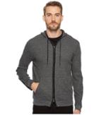 John Varvatos Star U.s.a. - Zipped Waffle Knit Hoodie