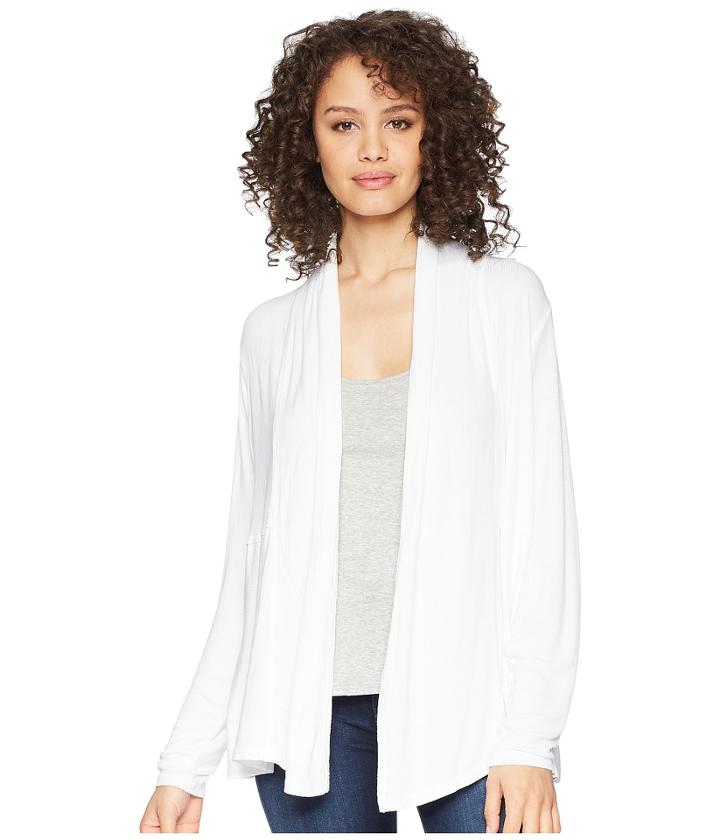 Michael Stars - 2x1 Rib Long Sleeve Cardigan